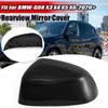 Left Side Mirror Cover Cap For 18-22 BMW X3 X4 X5 X6 G01 G02 G05 G08 Gloss Black