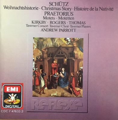 CD SCHUTZ, KIRKBY, PARROTT; TAVERNER C - Histoire de Noël / Motets  CDC7476332 EMI Digital 1987 Allemagne Classique Occasion