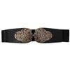 Exquisite Light Luxury Leather Cut-out Flower Waist Belt with Unique Design
