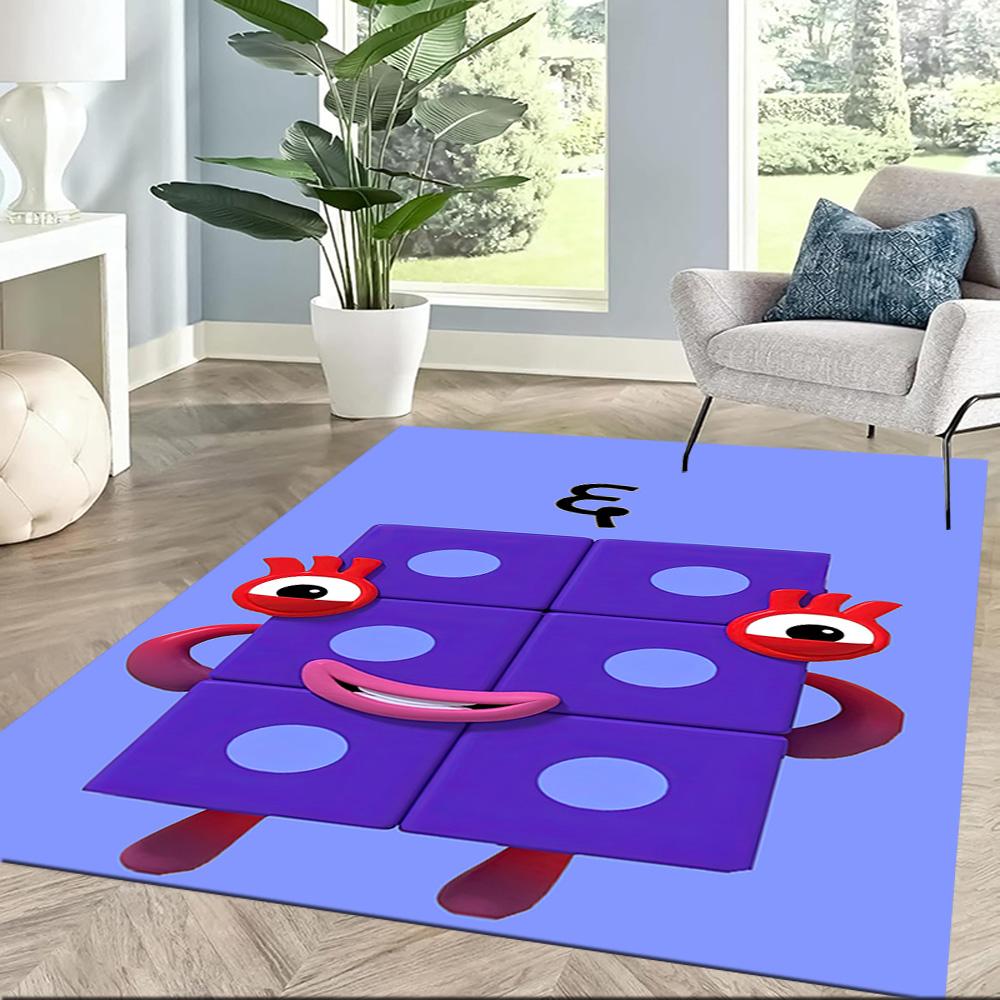 Numberblocks Area Rug Suitable for Kitchen Living Rooms Study room Bedrooms Anti-slip Rug Office home decor Perfect Gift for Women/Men