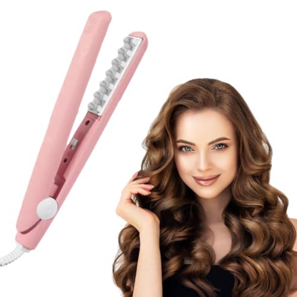 2 in 1 Wave Hair Curling Iron Root Lifter Travel Curling Wand  Short and All Hair Types