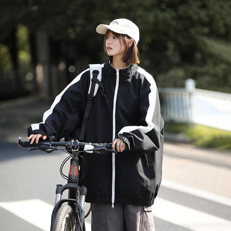 Couple Jackets, Men and Women, Contrasting Colors, Spring Clothes, New Casual Men's Workwear, Outdoor Double-sided Wear