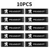Auto Styling 3D Epoxy Stickers Decals Interior Decoration Accessories for Peugeot 406 207 108 506 307 408 106 107 208 Car Emblem