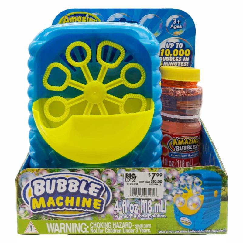 

Outdoor Bubble Machine For Kids With Onebutton Operation For Night Market And Playtime Fun синій