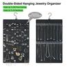 Hanging Jewelry Organizers, Felt Pocket Storage Rack for Necklaces,Bracelets,Earrings and Rings Stylish and Functional