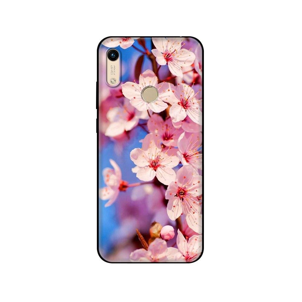 Für Honor 8A Hülle Für huawei Honor 8A prime Hülle Silikon TPU Rückseite Handyhülle schwarze TPU Hüllepink Anime Weltraum Auto
