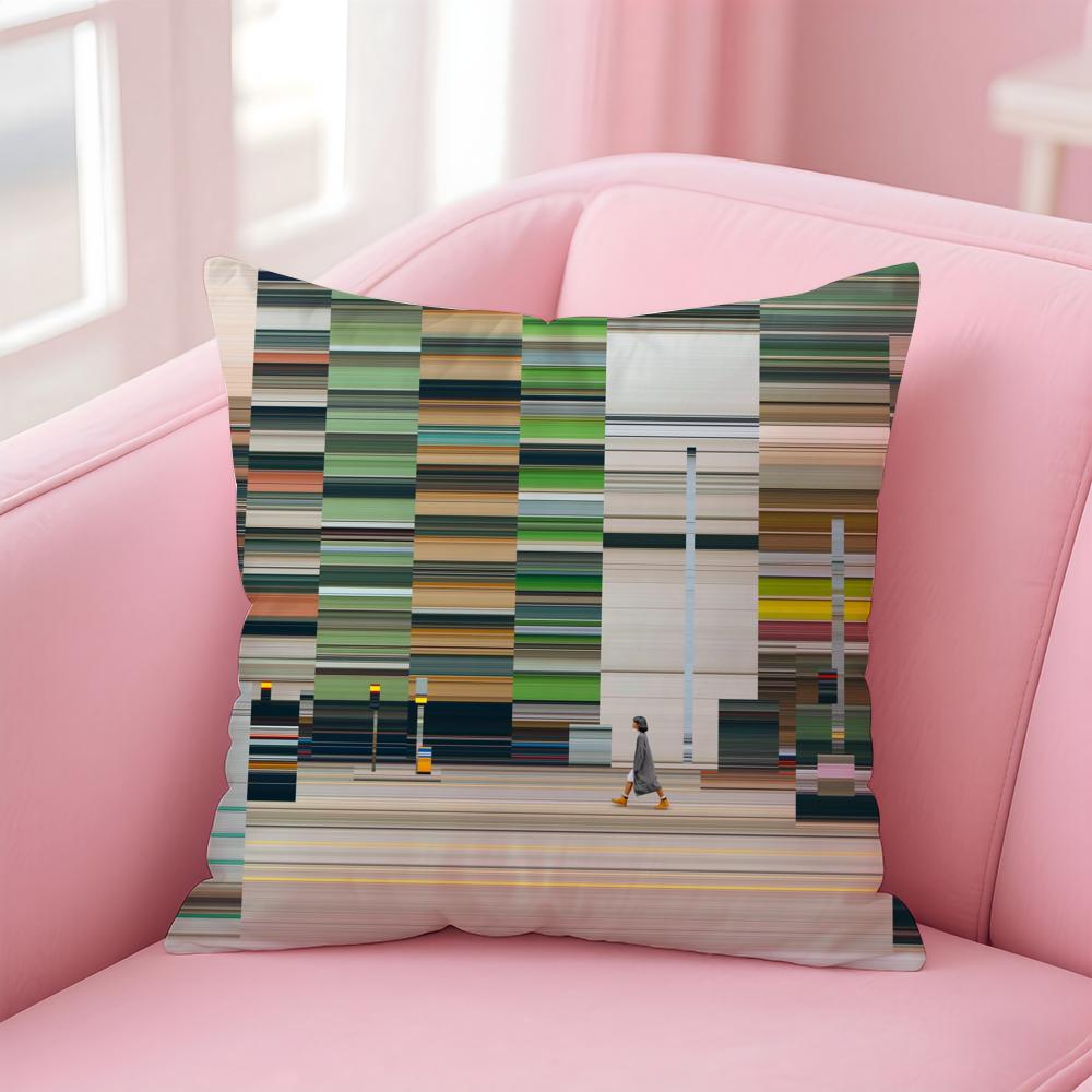 World Premium Printing Cushion Cover Comfortable Reversible Pillow Cover Ideal for Car Sofa Bedroom & Beyond