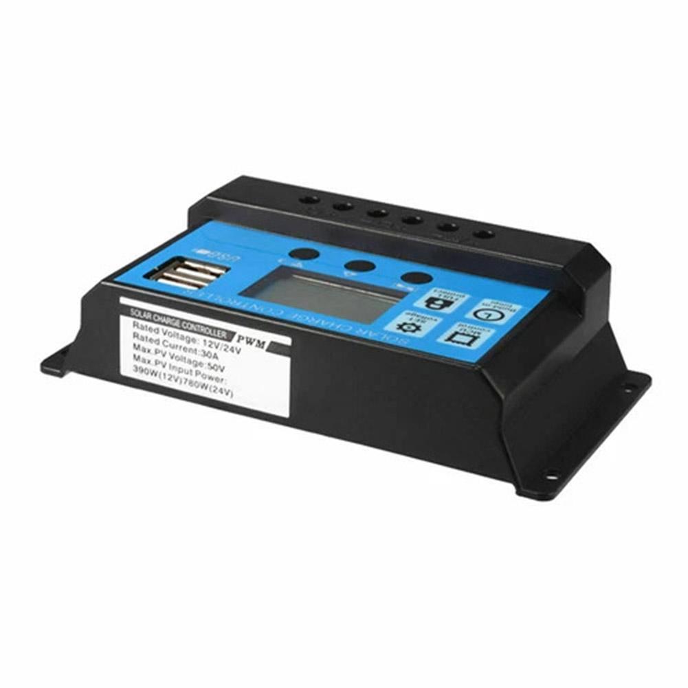 3-Level Load Management Solar Charge Controller Large LCD Display
