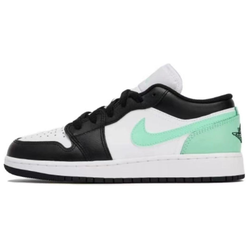 Jordan Air Jordan 1 Dopamine Dressing Cushioning, Wear Resistant Low top Vintage Basketball Shoes Women's Black Pink 553560-131(Team32-SBOX)