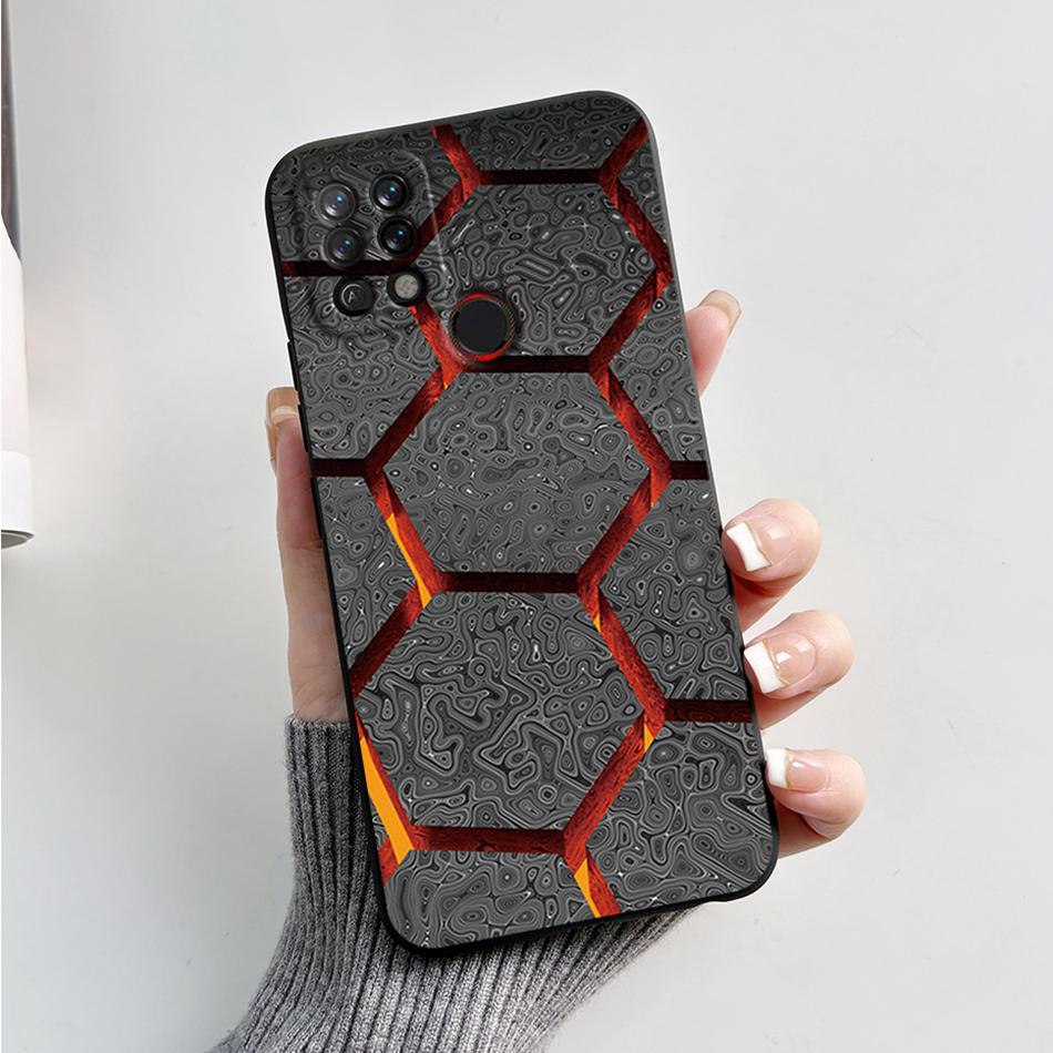 For Tecno Pova Case LD7 LD7j Fashion Marble Cover Matte Phone Case For Tecno Pova Soft Silicone Fundas 6.8'' Back Cover Bumper