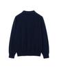 YALE Supima Cotton Raglan Collar Knit Dark Navy