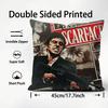 movies S-Scarface Cushion Cover Comfortable Reversible Pillow Cover Ideal for Car Sofa Bedroom & Beyond