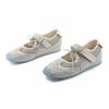 Fashion 2025 New Flat Mary Jane Shoes for Women One-strap Ballet Women's Sneakers Large Size Mesh Breathable Female Shoes