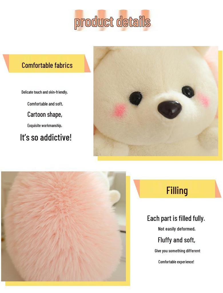 Cute Hedgehog Plush Toy & Soothing Pillow Doll - Perfect Birthday Gift