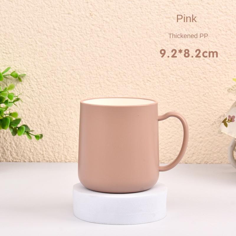 

Nordic Mouthwash Cup Morandi Solid Color Toothbrush Cup Home Couple Student Dormitory Wash Cup рожевий
