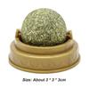Healthy Catnip Snack Stick-on Molar Teeth Cat Catnip Ball Toys Removes Hair Balls Promote Digestion with Dust Cover Pet Supplies