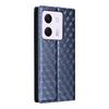 For Xiaomi Poco M7 Pro 5G Wallet Case Rhombus Imprinted Leather Phone Cover