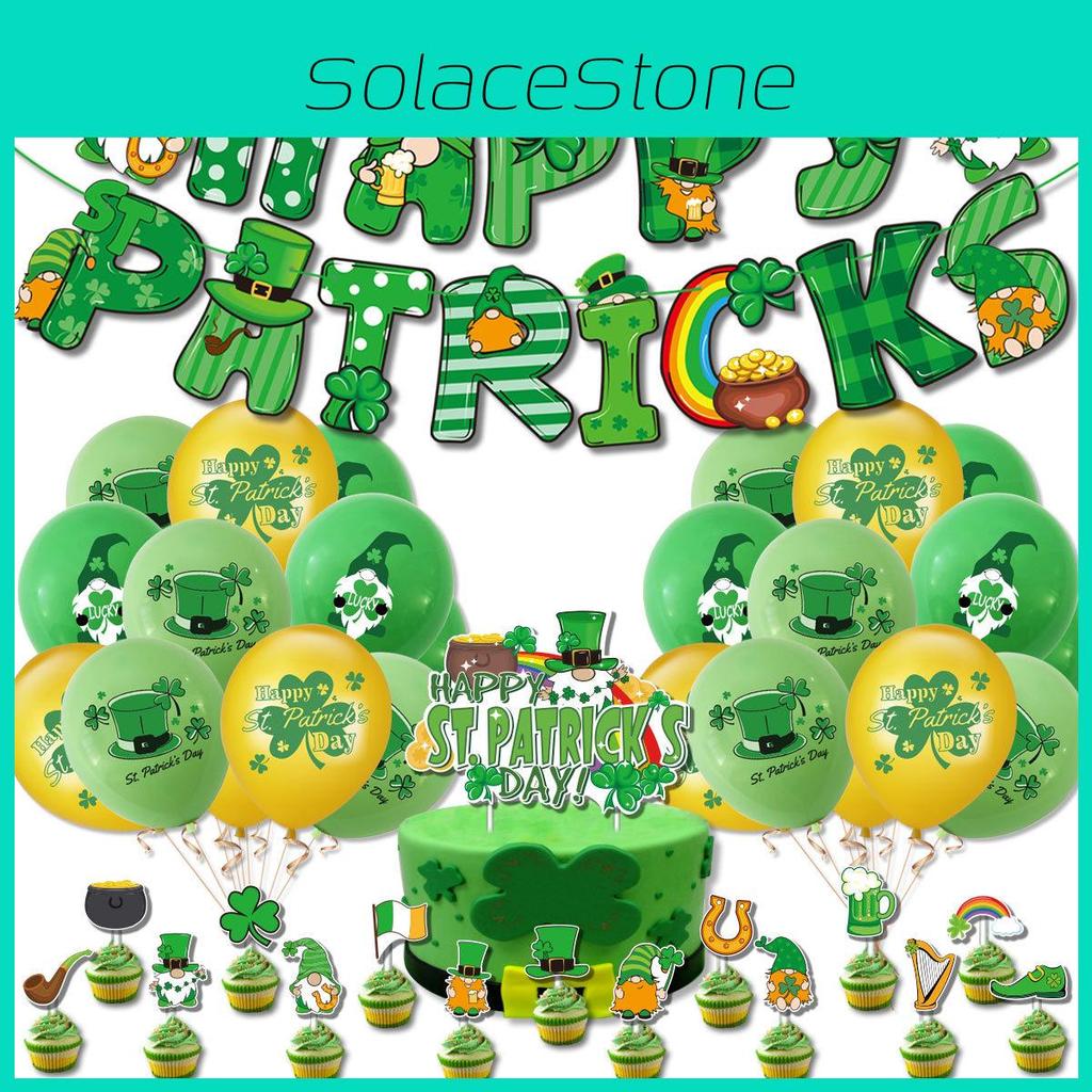 St Patricks Day Decoration Irish Party Supplies Shamrock Ornaments Accessories