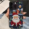 Süßes Weihnachtsmann-Muster Handyhülle Für iPhone 16 Pro 15 14 13 12 11 Pro Max 16E XR X XS Max 7 8 16 Plus Stoßfeste Weiche Hülle