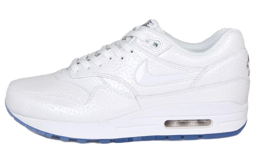 

Nike Air Max 1 White Metallic Silver Ice Women s 454746-106 37.5