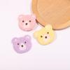 Cartoon Bear Woolen Headdress Patch - Small Embroidered Applique for Clothing