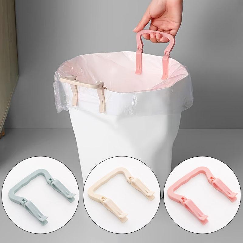 2pcs Garbage Bag Clip Holder Strong PP Material for Securing Trash Bags To Cans