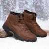 Men's Winter  Boots Warm Snow Boots Non-slip Waterproof Shoes High-top Outdoor Plush Shoes Plus Size Boots