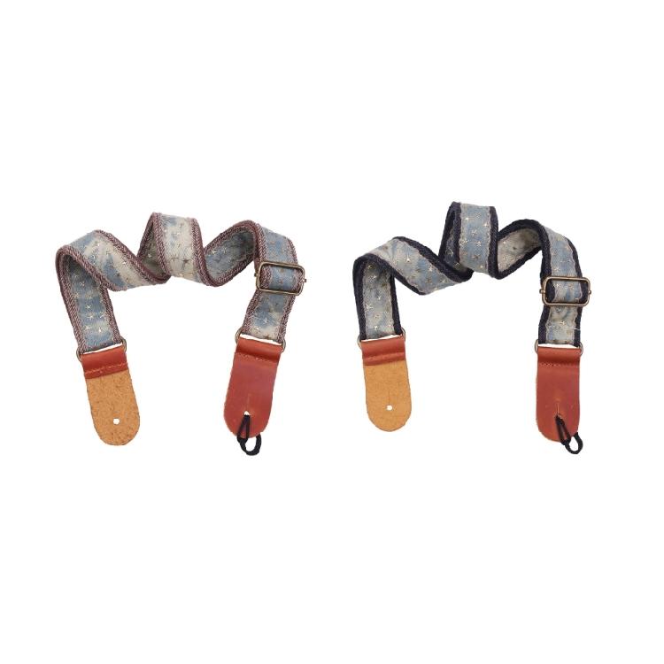 Durability Cowhides Shoulder Belt with Hook Musical Instrument Straps Adjustable Belt Guitar Accessories Ukulele Strap
