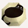 1pc Lazy cat Automatic Open 8-Rib Windproof Umbrella, Travel & Commuting, Suitable for All Seasons