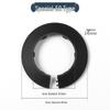 Pipe Decorative Snap-On Ring Cover for PVC or Galvanized Fire and Drainpipes