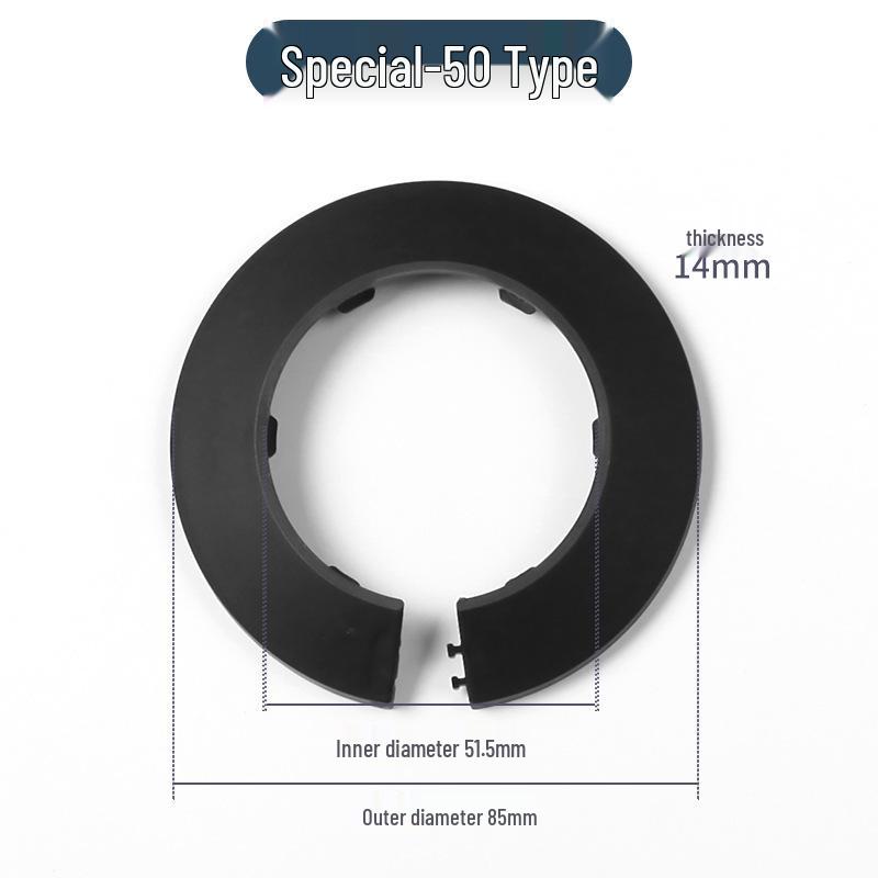 Pipe Decorative Snap-On Ring Cover for PVC or Galvanized Fire and Drainpipes