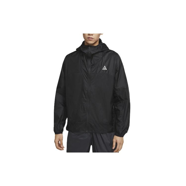 Nike ACG Cinder Cone Solid Color Zipper Hooded Jacket Black Men s DB0979-013 S
