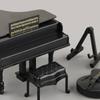 3Pcs Musical Instrument Miniature Props Dollhouse Grand Piano Furniture Guitar Cello Model Doll Accessories Simulation Ornaments
