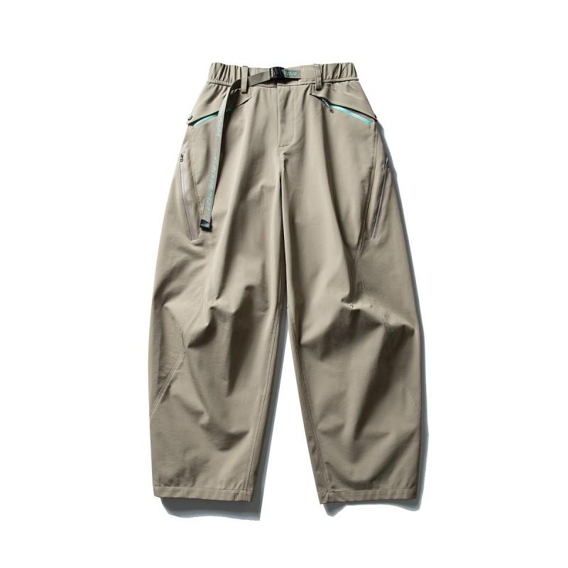 Mens Womens Lightweight Water-Resistant Softshell Hiking Pants Breathable Reflective Cargo Trousers