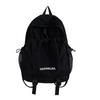 Student School Bag Women's Durable Backpack Men's Letter Print Backpack
