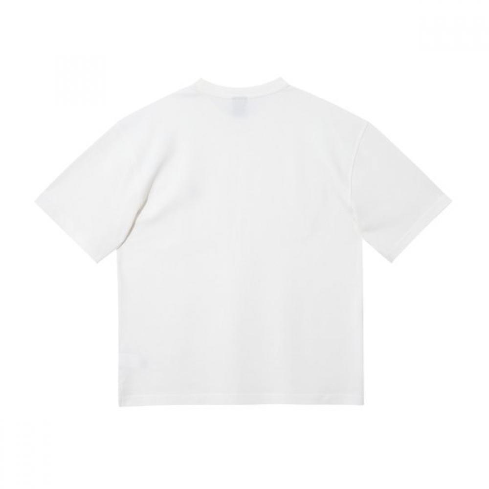 KANGOL Pique T shirT 1729 Off whiTe