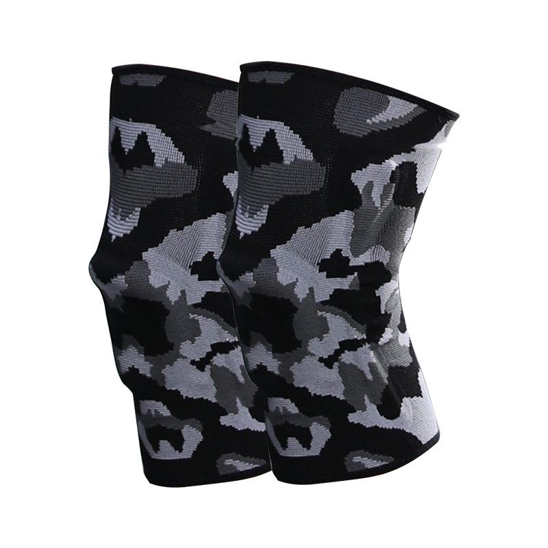 

Спортивные наколенники, бег, фитнес, нейлоновые камуфляжные наколенники, альпинизм, дышащая поднятие тяжестей, нескользящие компрессионные рукава для ног XL