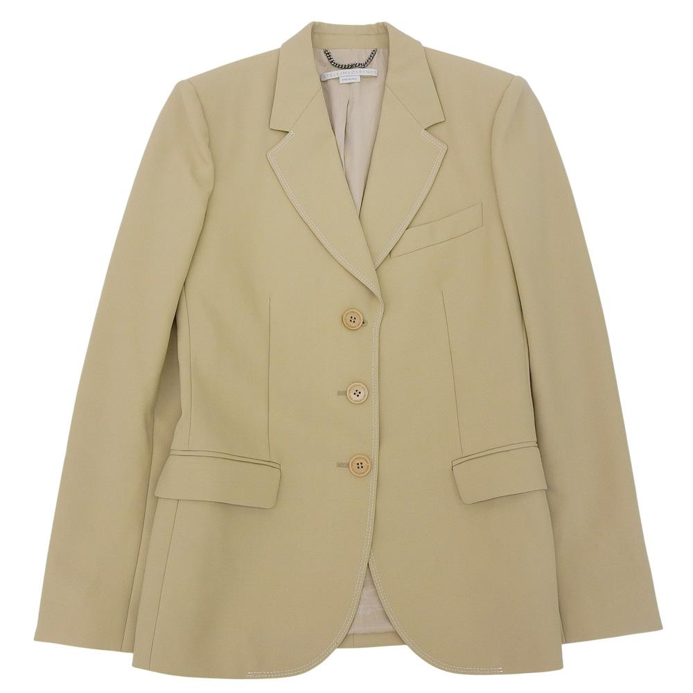 STELLA McCARTNEY Excellent condition 3B tailored jacket, women's, beige, size 38 Jacket 38 beigeUsed