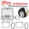 1-3Pcs TPU Protective Case for Nothing Ear (a) Transparent Earbuds Charging Case with Keychain Anti-Scratch Cover Accessories