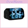 Fortnite Federmäppchen Doppellagig Kinder Aufbewahrungstasche Aus Nylonmaterial Für Schulbedarf