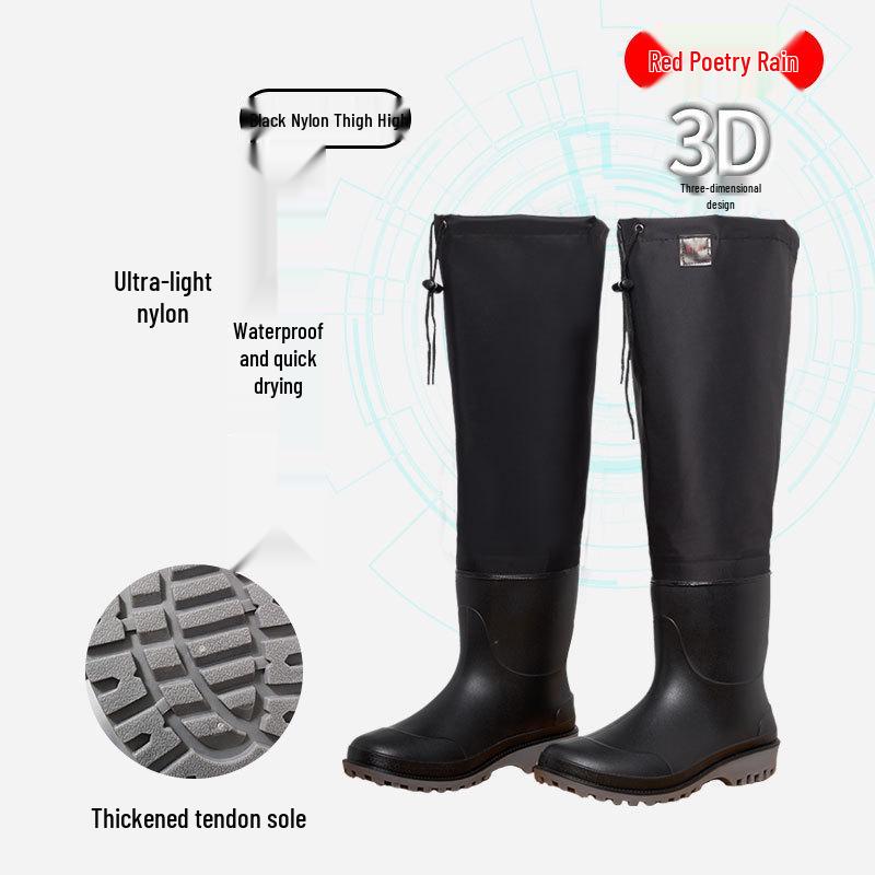 

Водонепроницаемые Нескользящие Кожаные Вейдерсы с Толстым Высоким Верхом для Верховой Езды 44-45