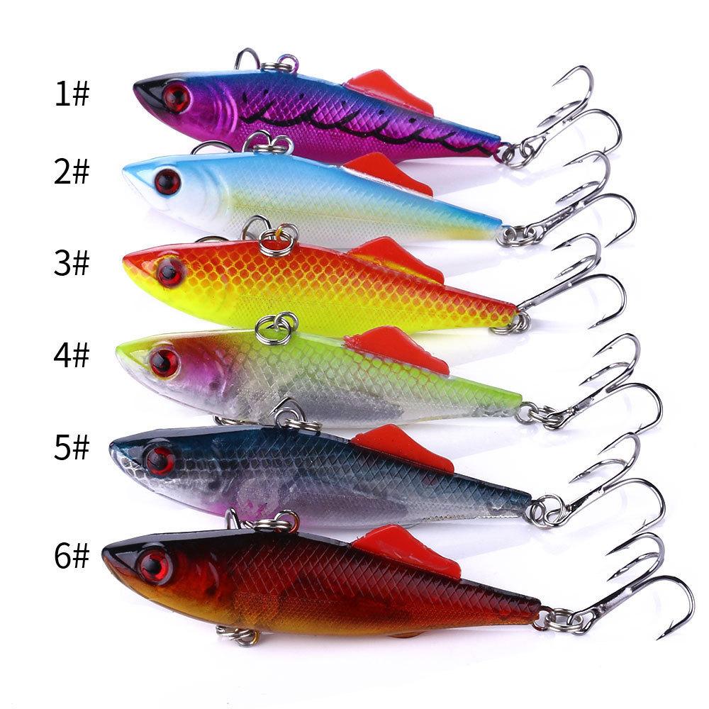 Full swimming layer flutter swimming submergedVIBFake bait7cm16.5gBionic Fishing Lure for Long Casting, Bass and Pike, Essential