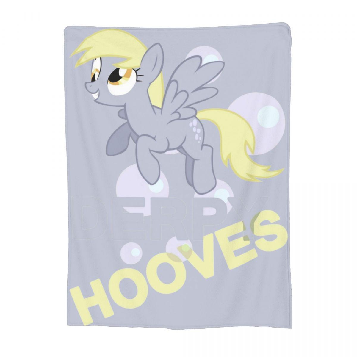 Y2K Muffins Derpy Hooves Blankets Lightweight Thin Fleece Relax Throw Blanket Machine Washable 200x150cm