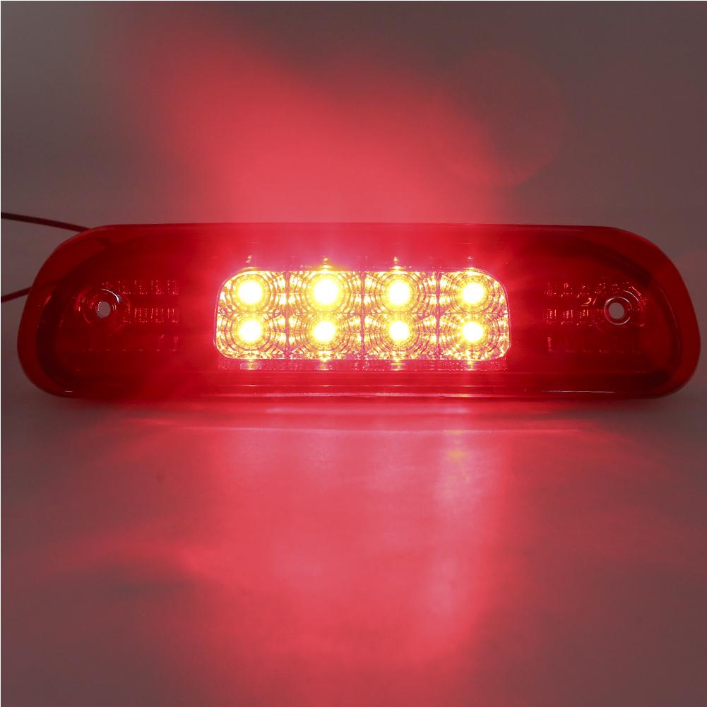 High Mount Brake Light LED Stop Lamps 55155140AB Fits for Jeep Grand Cherokee 19992004Red