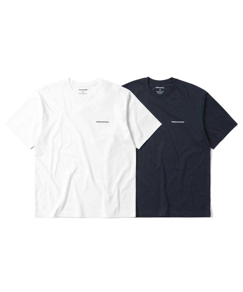 THISISNEVERTHAT Sp-Logo Cooling Performance Tee White/Navy