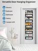 Five-Layer Non-Woven Hanging Storage Bag for Bedroom - Large Capacity Door Organizer