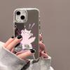 Mobile Phone Cases for iPhone 11 13 XR 15 Pro Max 12 14 Pro Max Case iPhone 16 XS Max Mirror Protective Case Mirror Exquisite Cartoon Waterproof