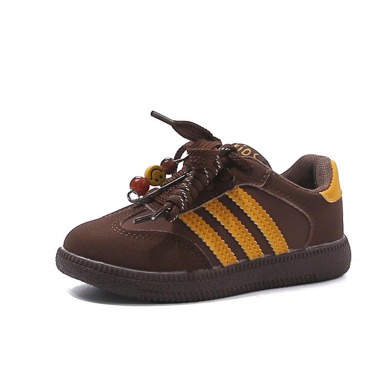 Soft-soled non-slip children's sports shoes 2025 autumn explosion baby girl casual shoes boys leather Forrest Gump shoes