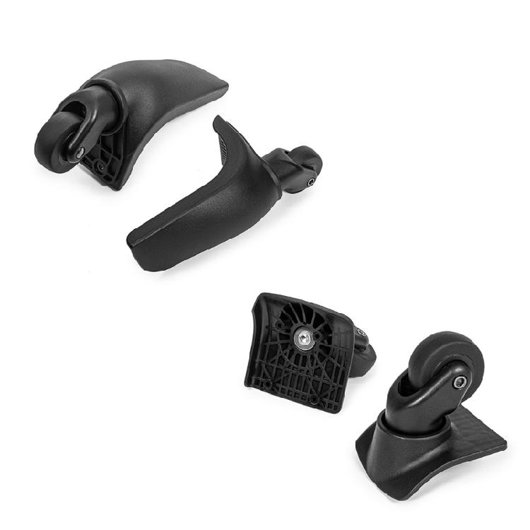 Replacement Luggage Wheel Repair Suitcase Bag Parts Spinner Wheels Casters Travel Trunk Caster Replacement Parts Black