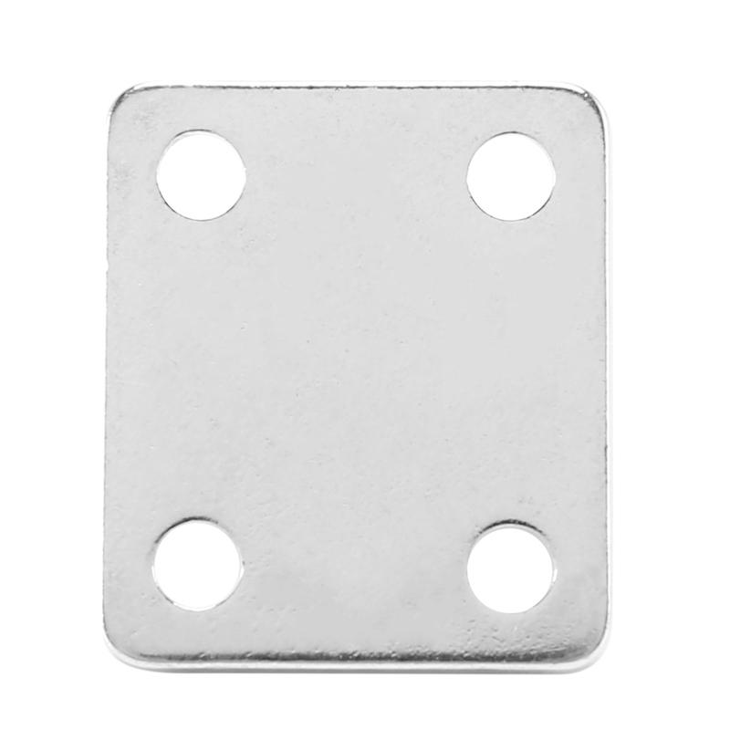 A03E-304 Stainless Steel 5Mm Thick Ring Square Sail Shade Pad Eye Plate Boat Rigging 6Pcs